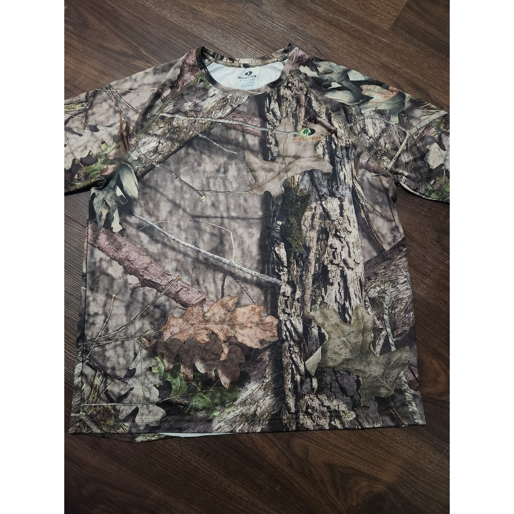 Mossy Oak Camo T-Shirt XL Realtree Hunting Outdoor Performance Tee‎